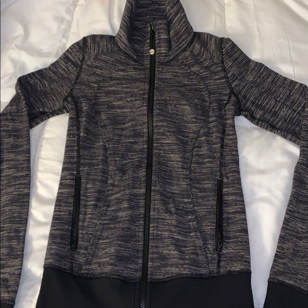 Gray Lululemon Zip Up Jacket